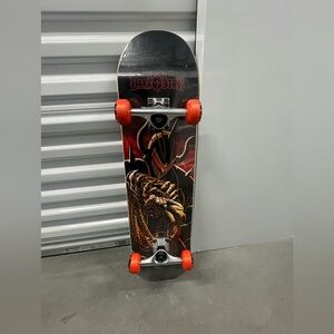 Red and Black Skateboard